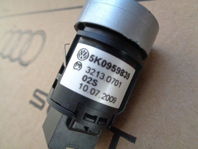 VW GOLF EOS SCIROCCO START STOP SWITCH 5K0959839 5K0959839A 5K0959839B GENUIN...