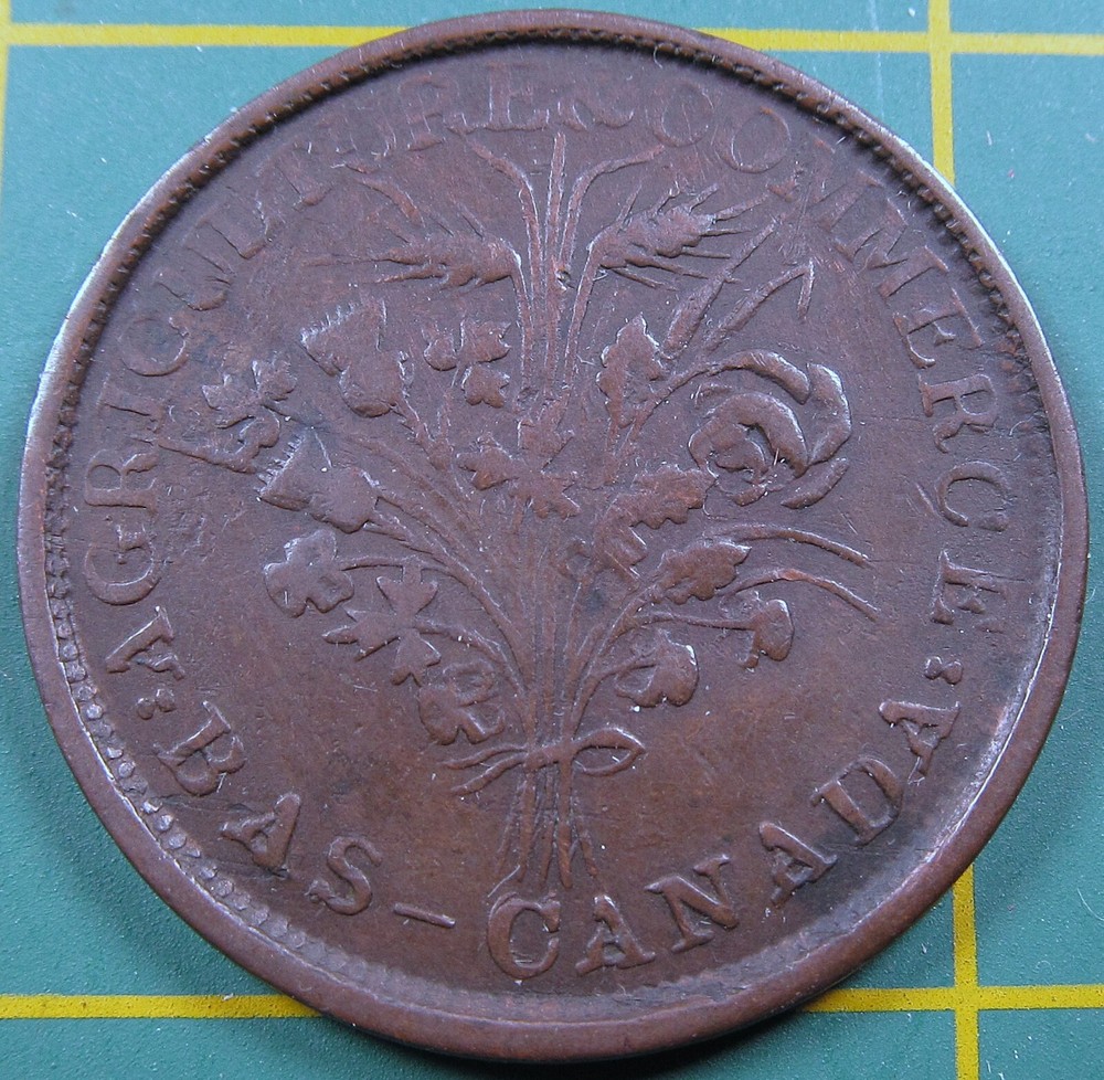 Lower Canada Un Sou Token LC-31B