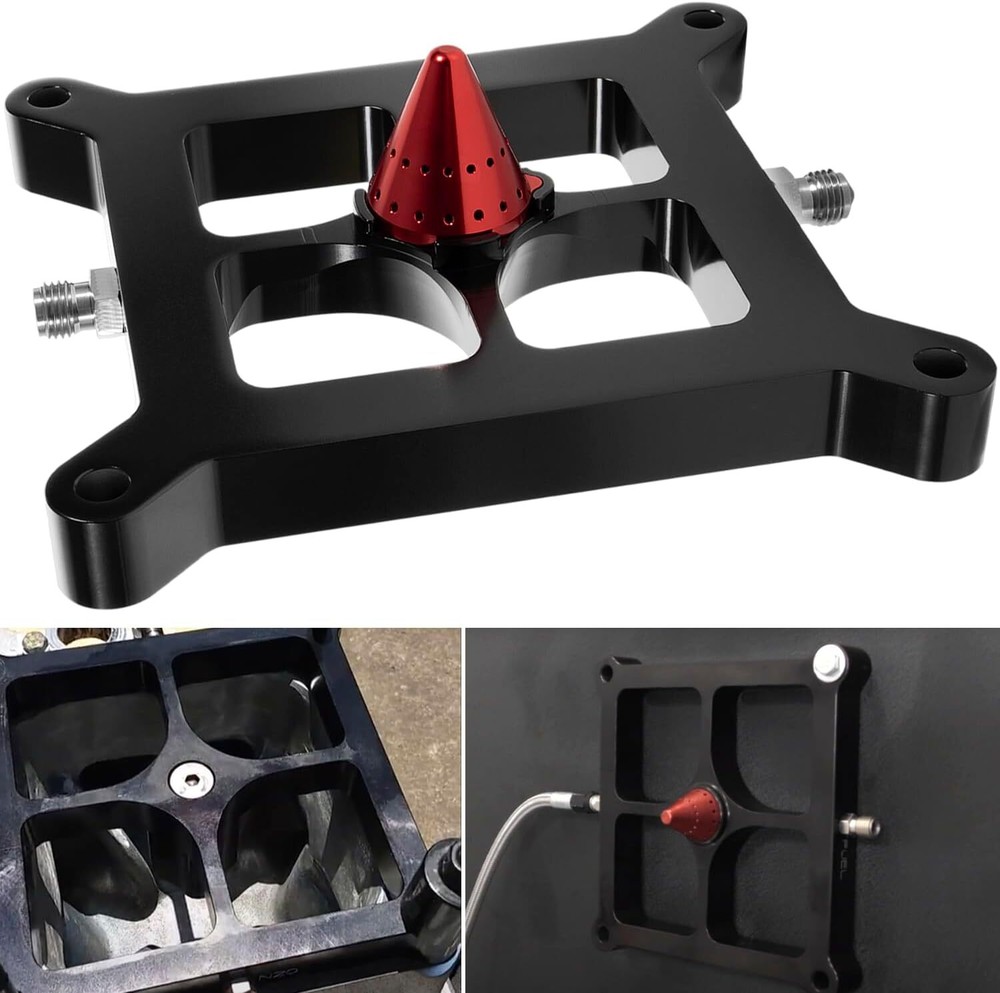 00-44500 Nitrous Outlet 4150 Stinger 2 Nitrous Plate Only Flows 600 HP Max