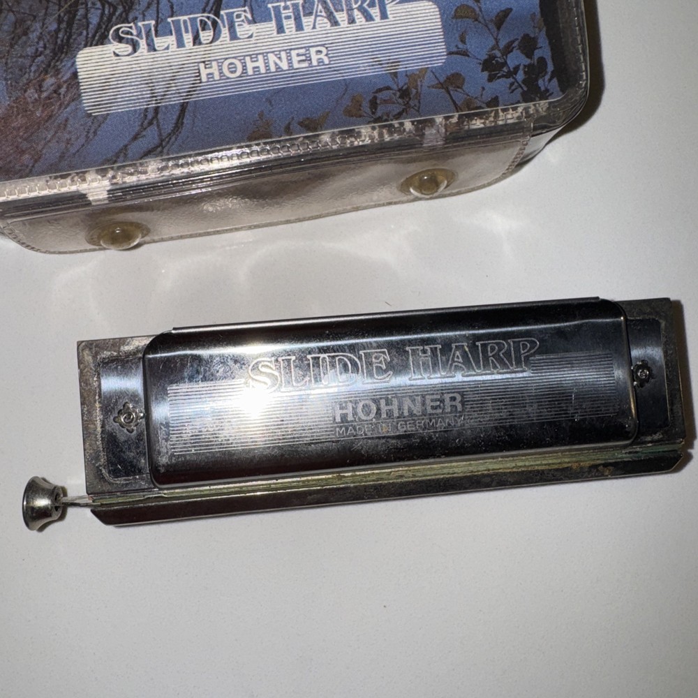 HOHNER "SLIDE HARP" HARMONICA MODEL 731201 ORIGINAL STORAGE CASE