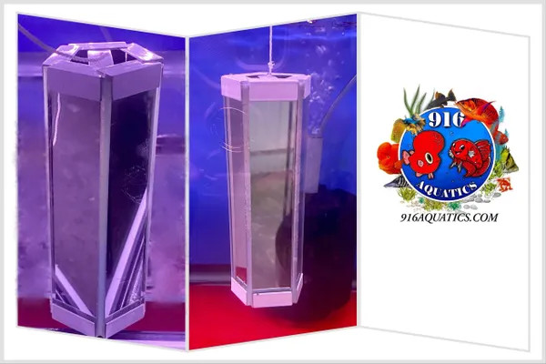 1 PIECE 5 SIDED FLOWERHORN HANGING GROOMING MIRROR