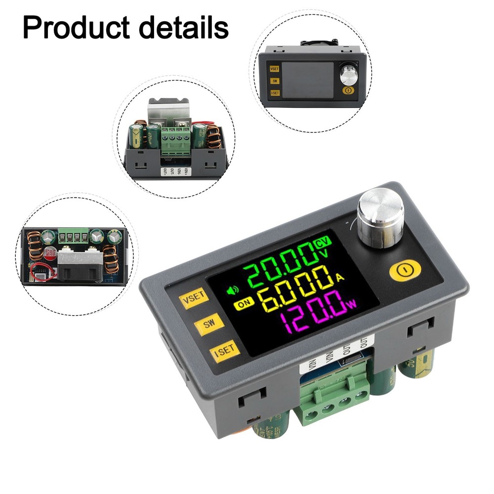 CNC Step Up Step Down Converter 6A Power Supply for Electronic Devices