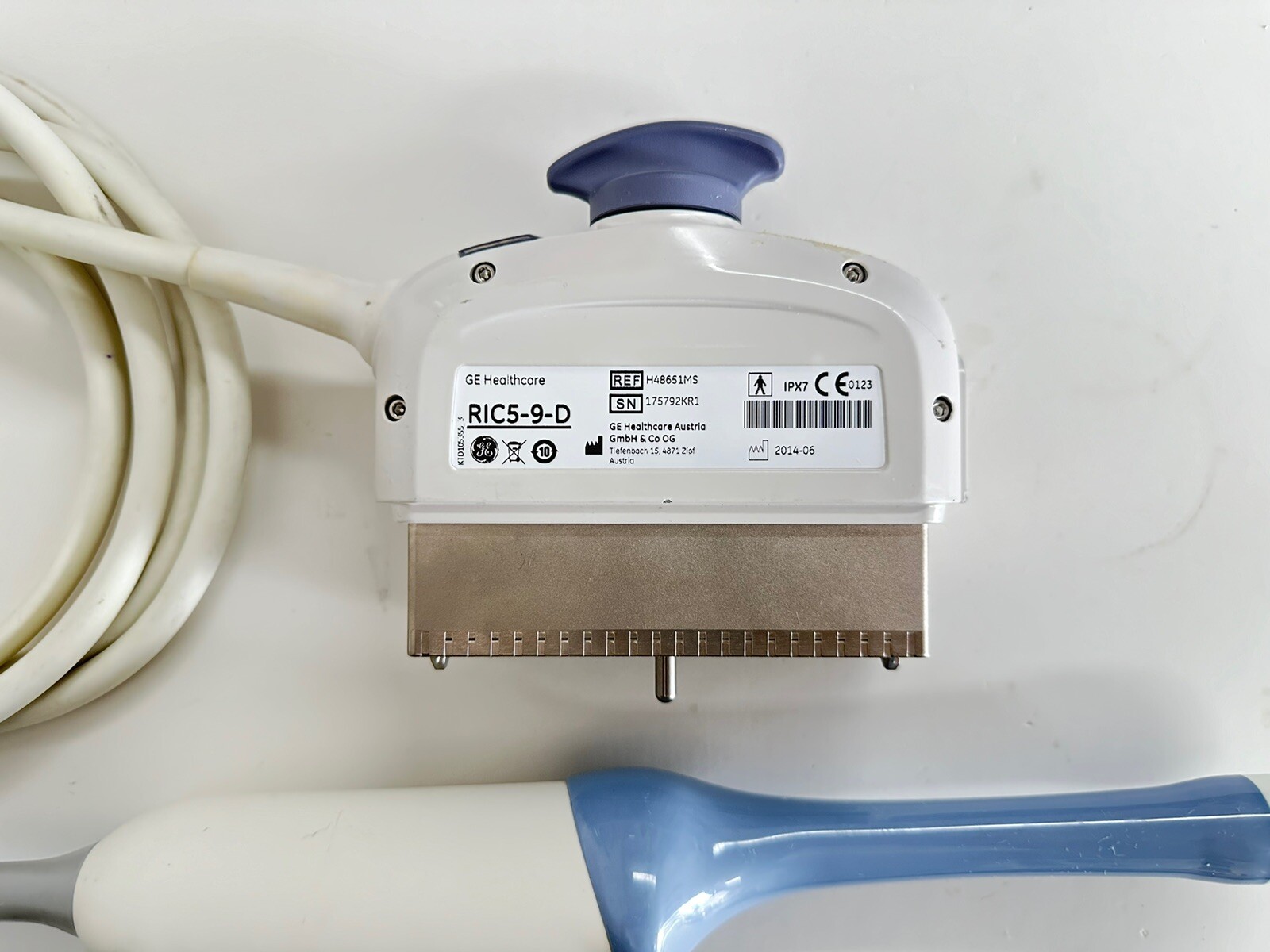 GE Ultrasound Transvaginal Transducer Probe RIC5-9-D H48651MS - DAMAGED TIP