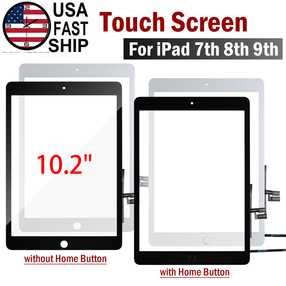 Digitizer Touch Screen Glass Panel Replacement For iPad 7th | 8th | 9th Gen 10.2