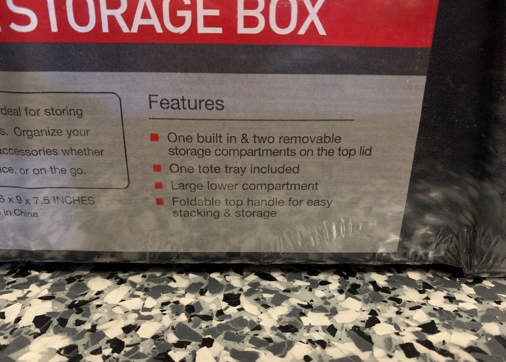 Torelli Tool Storage Box, Compact Tool Box, Carry, Many Compartments