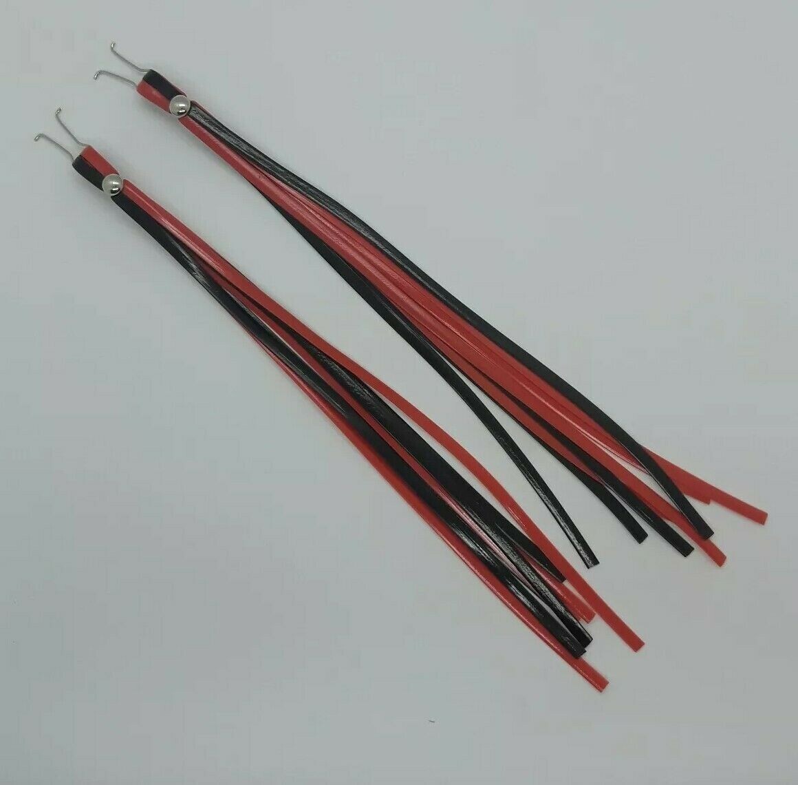 Speedway Handlebar Streamers set of 2 "Red and Black" Bike Bicycle BRAND NEW