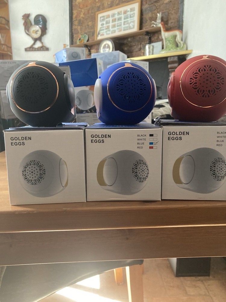 Golden Egg Bluetooth Speaker Gold