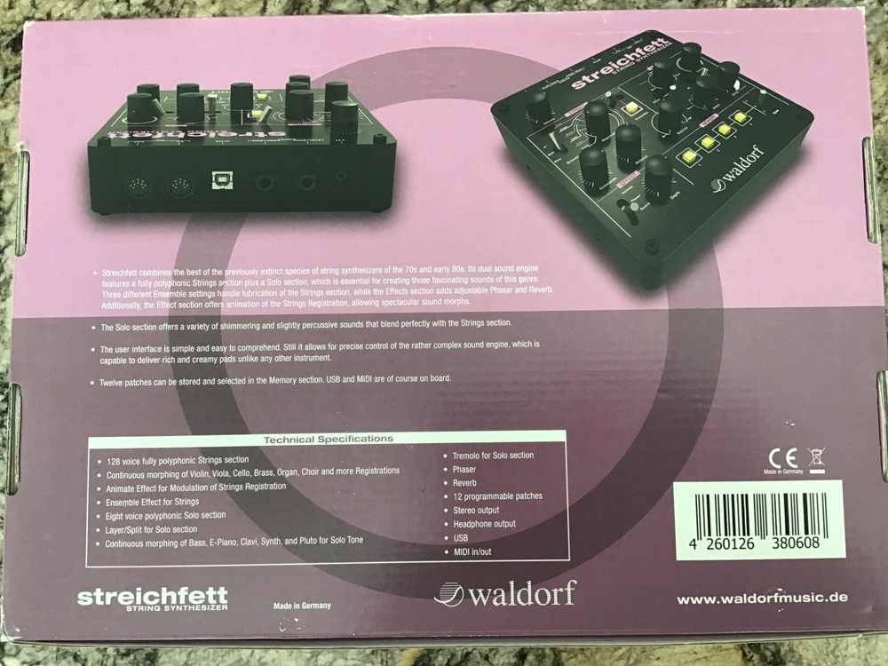 WALDORF STREICHFETT STRING SYNTHESIZER MODULE