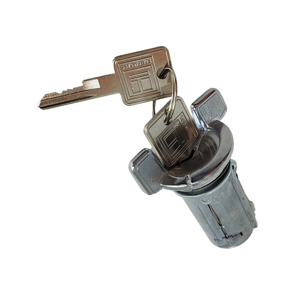 Chrome Ignition Key Switch Cylinder & Door Lock Pair Set W/ Keys For GM 701398