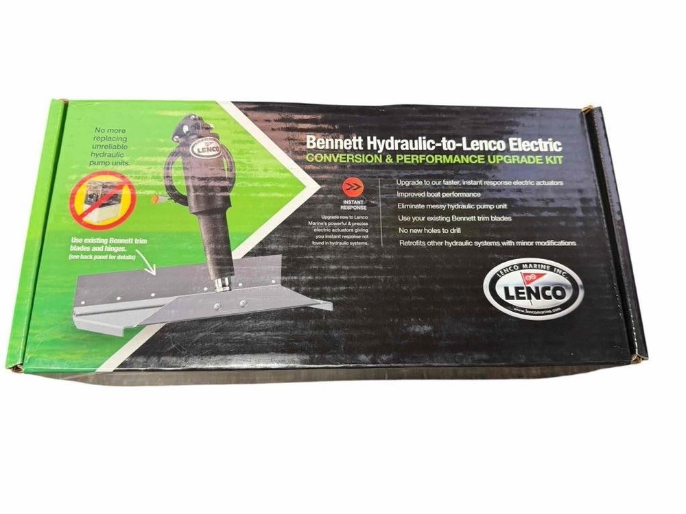 Bennett Hydraulic To Lenco Electric Conversion Performance Upgrade Kit 15064-001