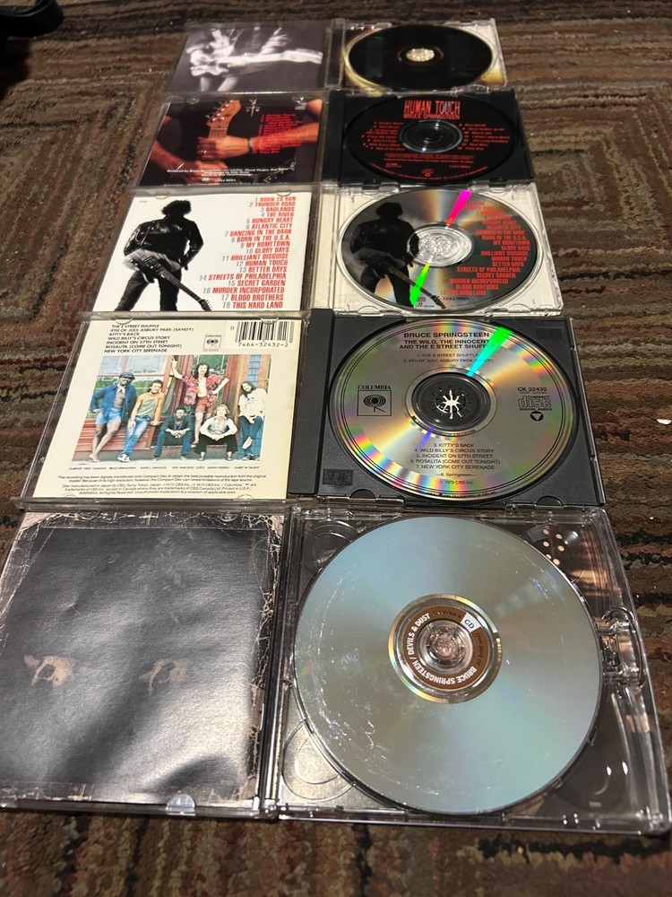 BRUCE SPRINGSTEEN: 5 CDS ROCK PRE-OWNED