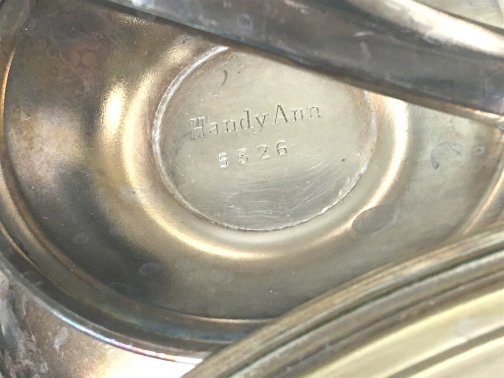 Silverplate Handy Ann Triple Server