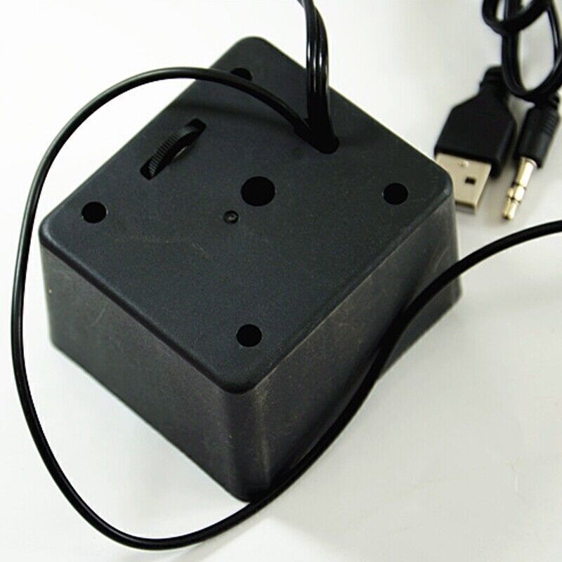 3.5mm Jack USB Wired Computer Speaker Stereo For PC Laptop Notebook Desktop FFpR