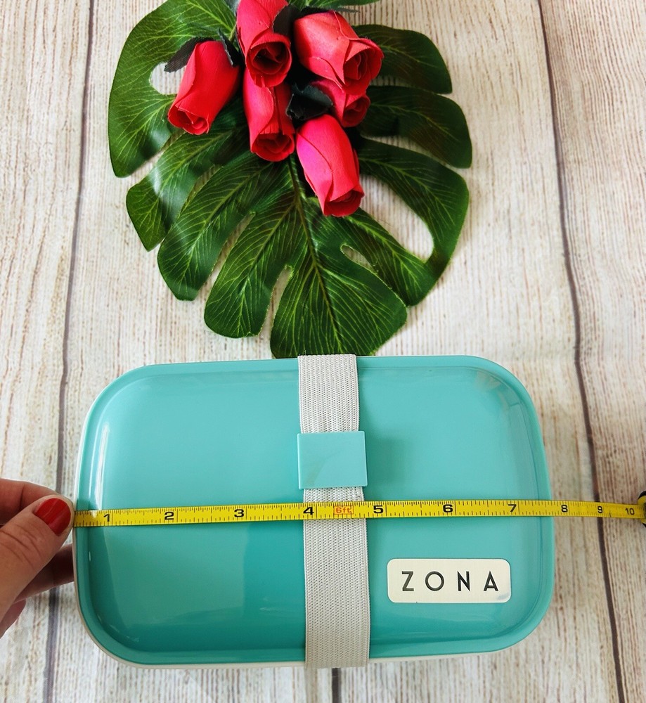 ZONA Mint Green Logo Lunch Box Container