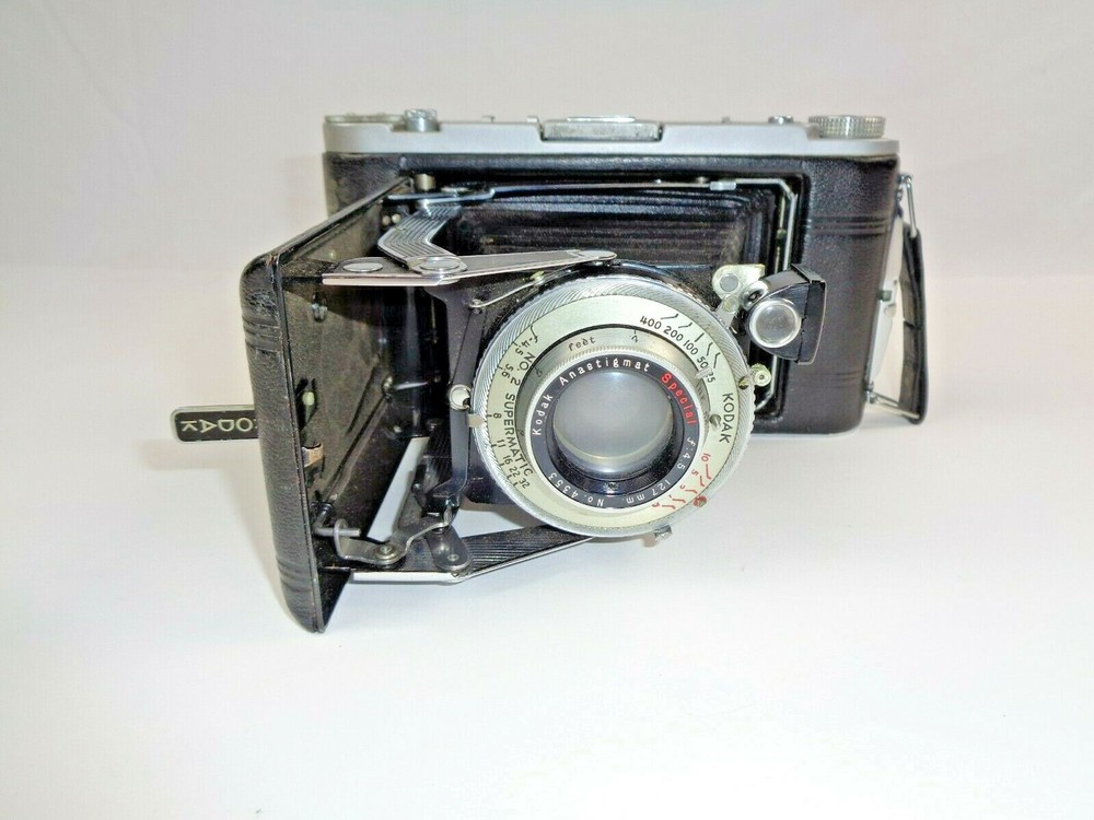 Vintage Kodak Six-16 Camera with Case - Untested