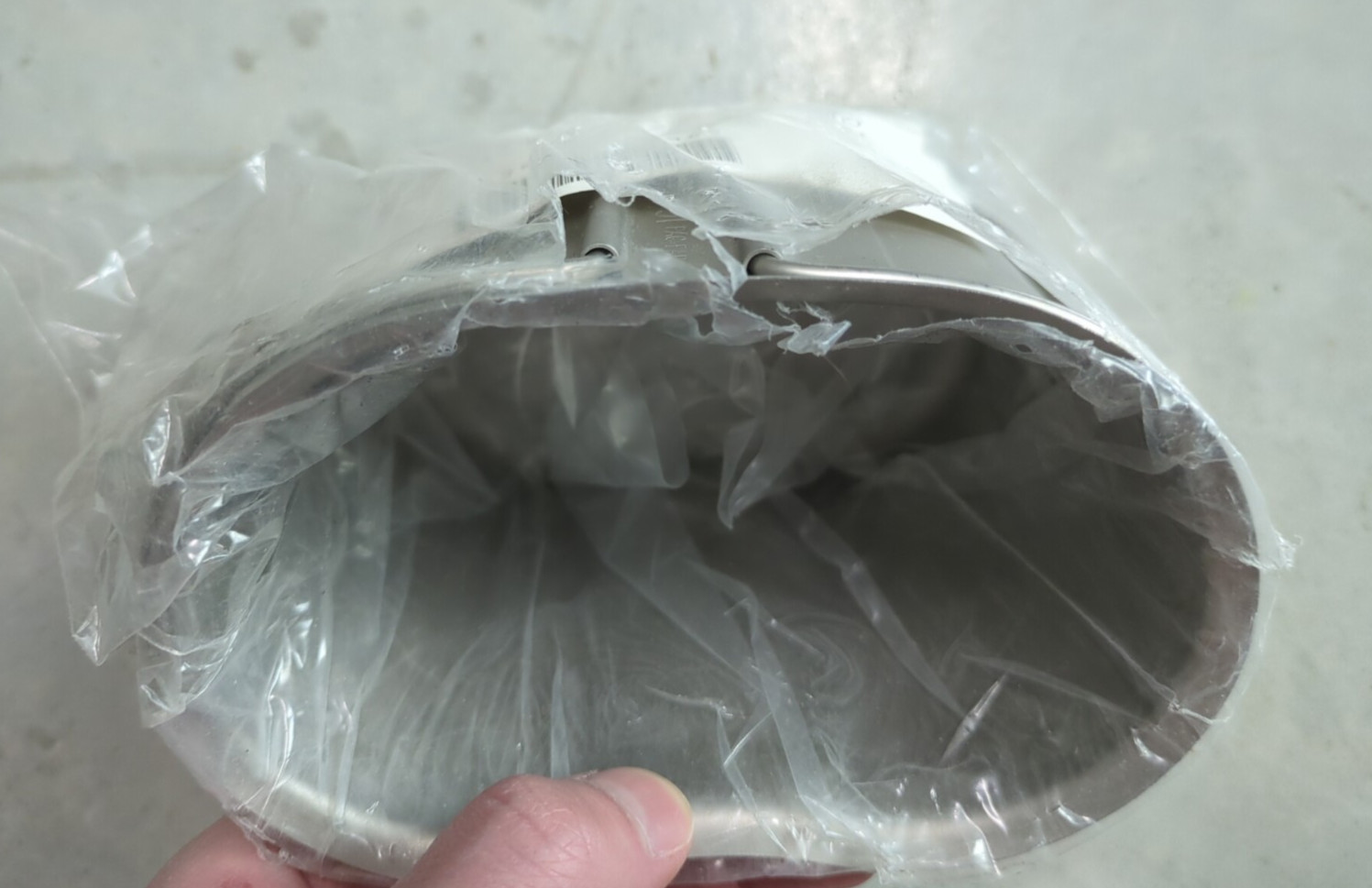 Vintage New in pkg Desert Storm Era US Military 1-Quart Steel Canteen Cup NOS