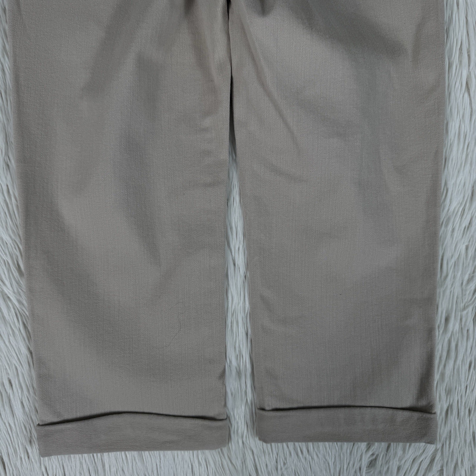 Denizen From Levi's Tan Mid-Rise Cuffed Capri Denim Jeans Women's Size 2