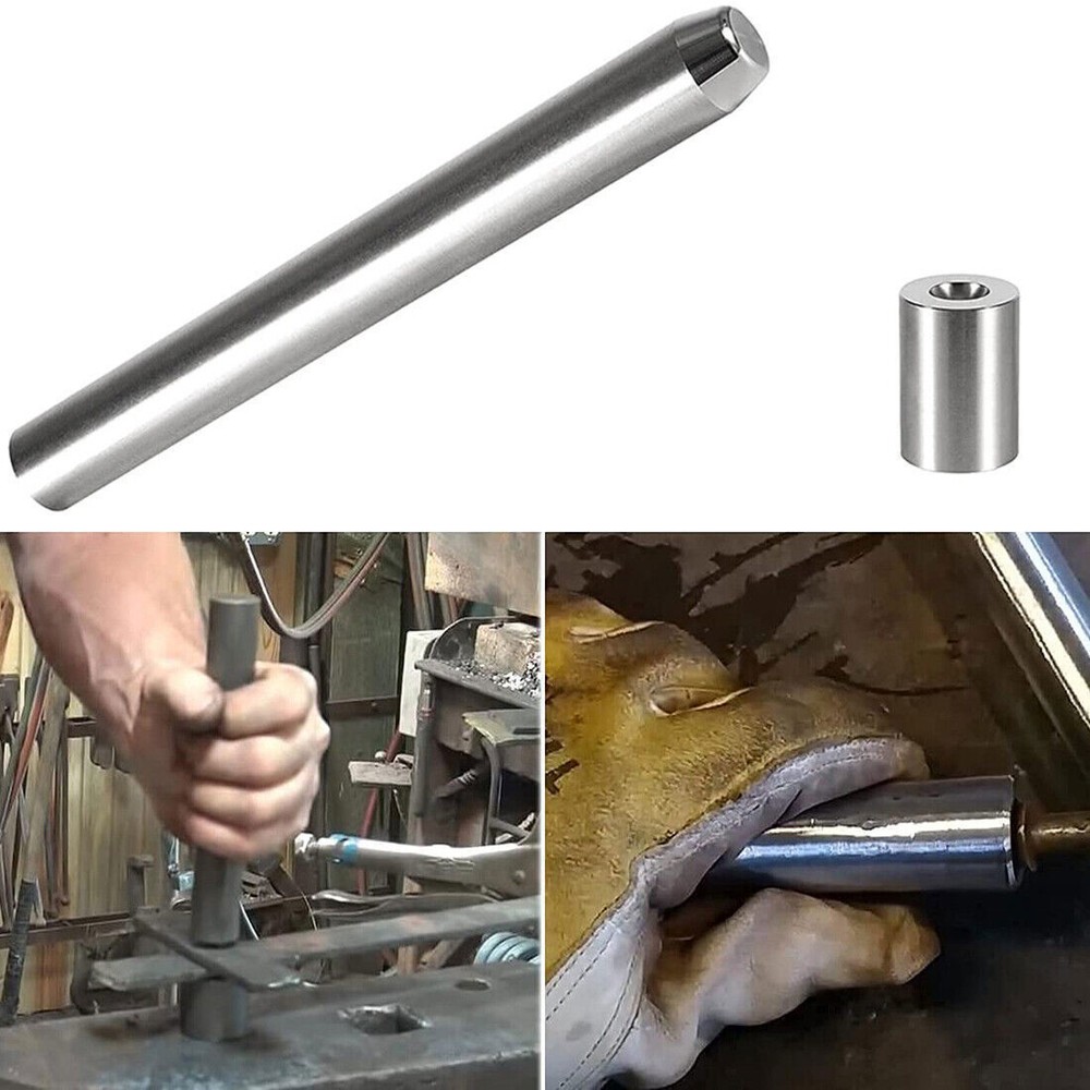 Blacksmith Rivet Doming Tool Set Top & Bottom 1/4" Blacksmithing Forging Tools