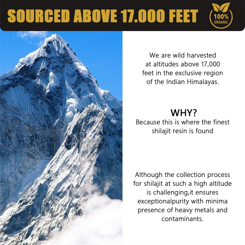Himalayan Pure 100% Shilajit, Soft Resin, Organic, Extremely Potent, Fulvic Acid