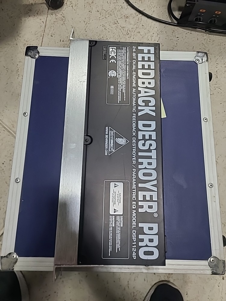 BERINGER DSP 1124P FEEDBACK DESTROYER PRO RACK UNIT