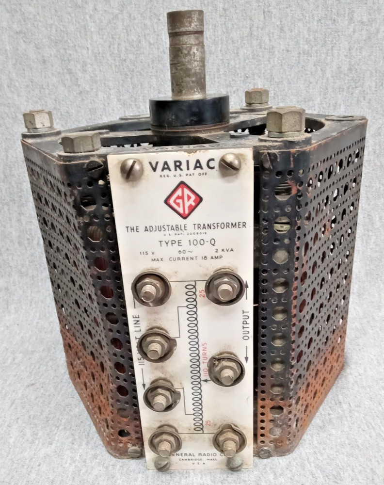 General Radio Variac Type 100-Q  Variable Transformer 115v