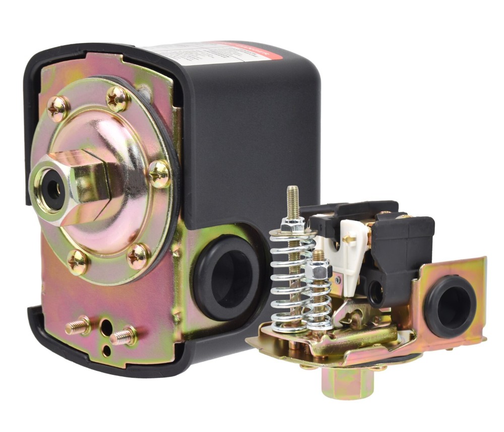 30-50 PSI Well/Water Pump Pressure Control Switch Adjustable Double Spring Pole