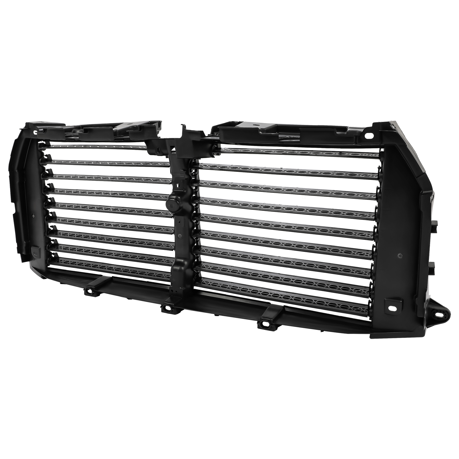 For Ford F-150 2015-2017 Front Upper Radiator Grille Air Shutter Assembly Black