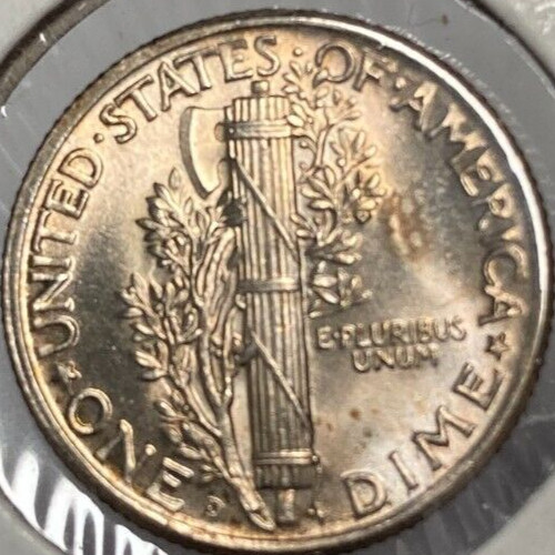 1939 D Mercury Silver 10¢ 1319
