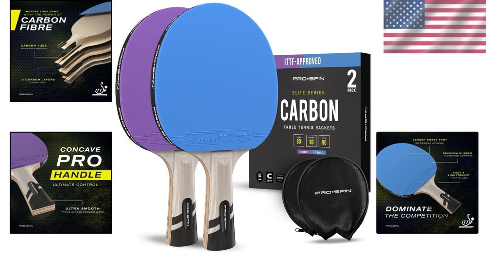 Professional Table Tennis Rackets with Rubber