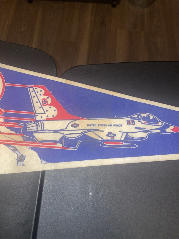 USAF Thunderbirds Pennant 9 X 27