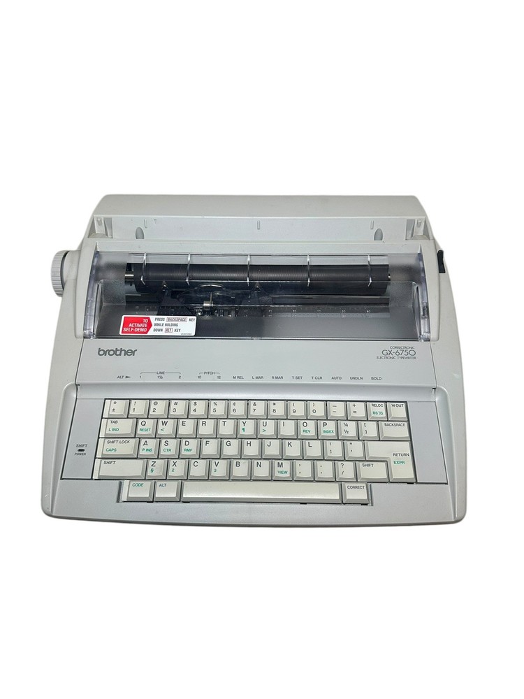 Brother GX-6750 Correctronic Electronic Typewriter Daisy Wheel Tested