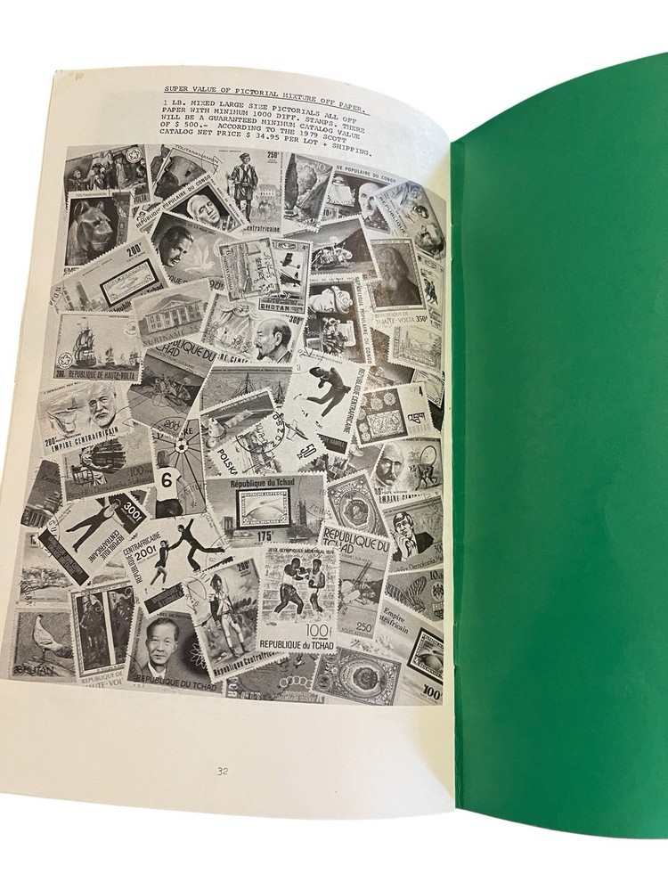 1984 Peter Morville Wholesale Stamp Packets Catalog - Disney & Worldwide