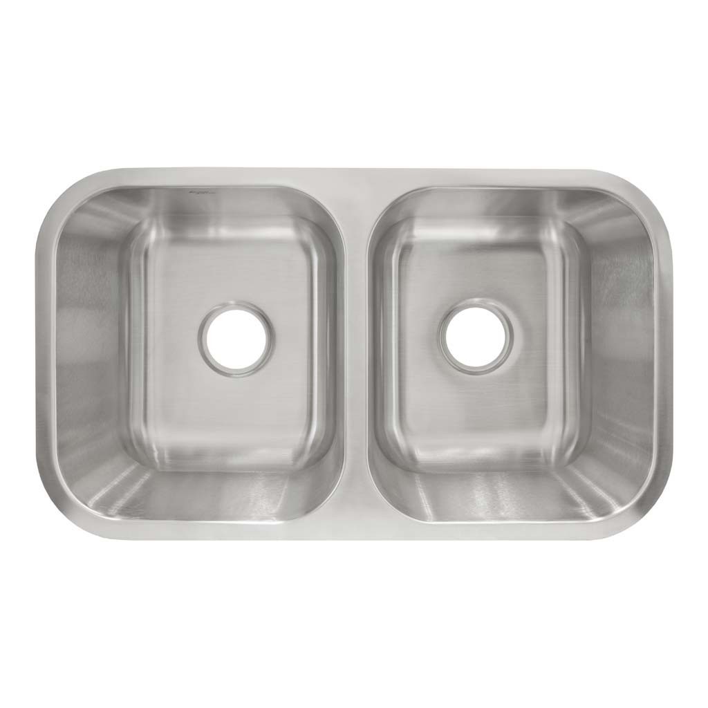 Undermount Stainless Steel Double Basin Kitchen Sink 31 1/2 " x 18 1/8" x 9"