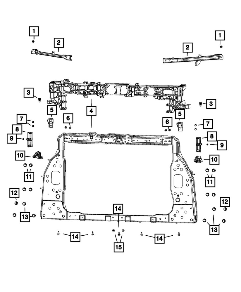 Genuine Mopar Impact Sensor Bracket Left 68506101AA