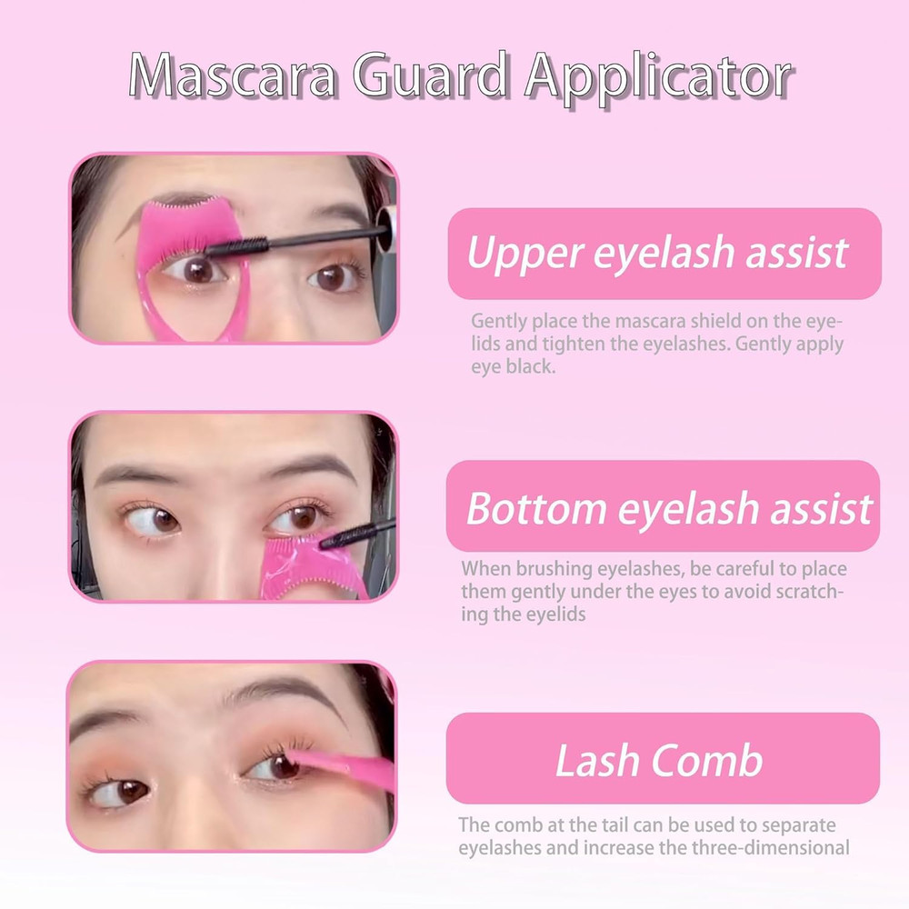 Mascara Shield Lash Buddy Applicator Tool 3 Pcs Lash Applicator Makeup Cosmetic