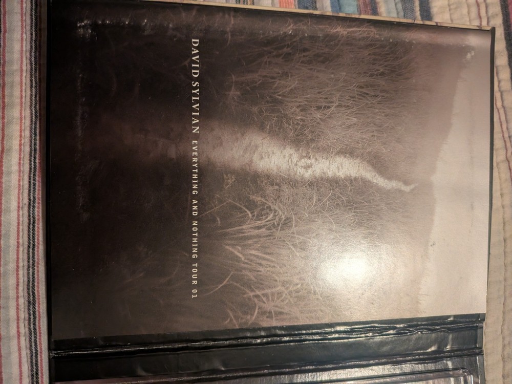 Rare signed David Sylvian Everything and Nothing 2001Program Incl CD & Poster