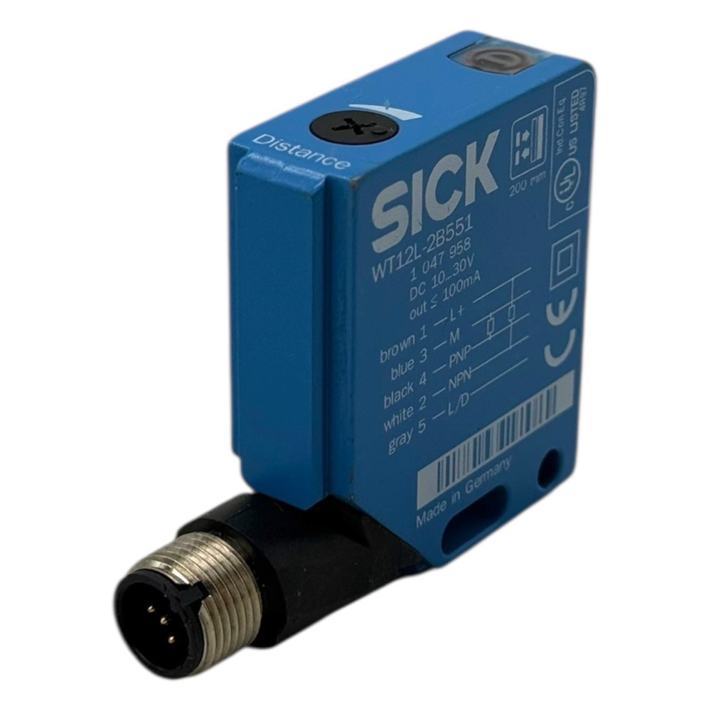 SICK WT12L-2B551 Retroreflective Light Sensor-