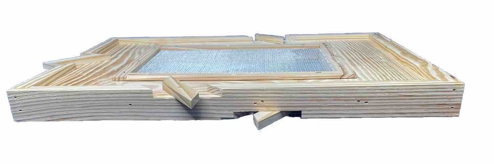 8 Frame Pine Double Screen Board (Snelgrove) for Langstroth bee hive