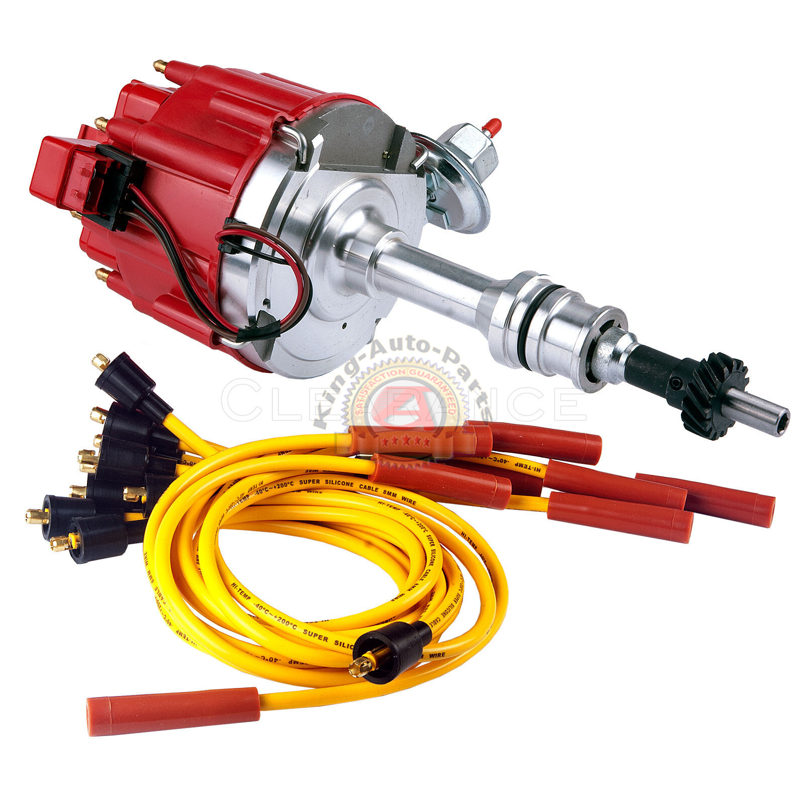 HEI Distributor&Wire for Big Block Ford 351C 351M 400 429 460 Ignition Combo Kit