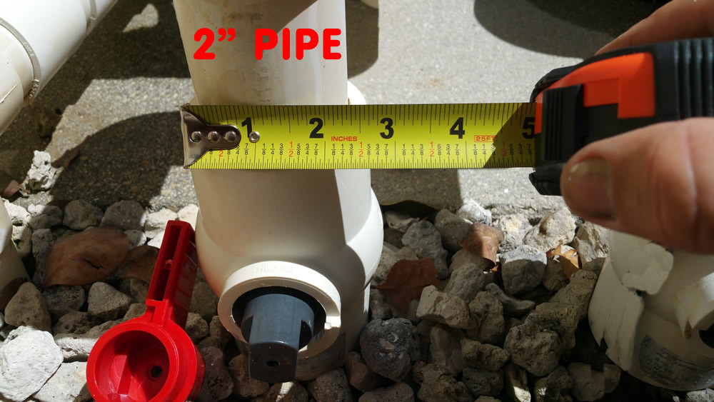 SWIMMING POOL PLASTIC BALL VALVE HANDLE REPLACEMENT 2"