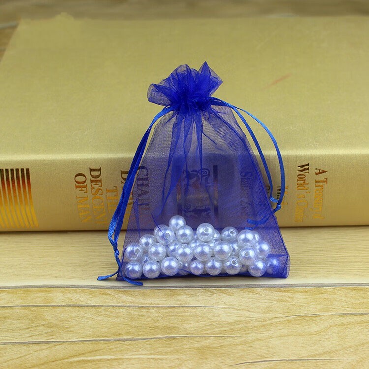 100pcs Drawstring Bags Multicolor Wedding Favor Bag Organza Gift Bag Pouch 4"x5"