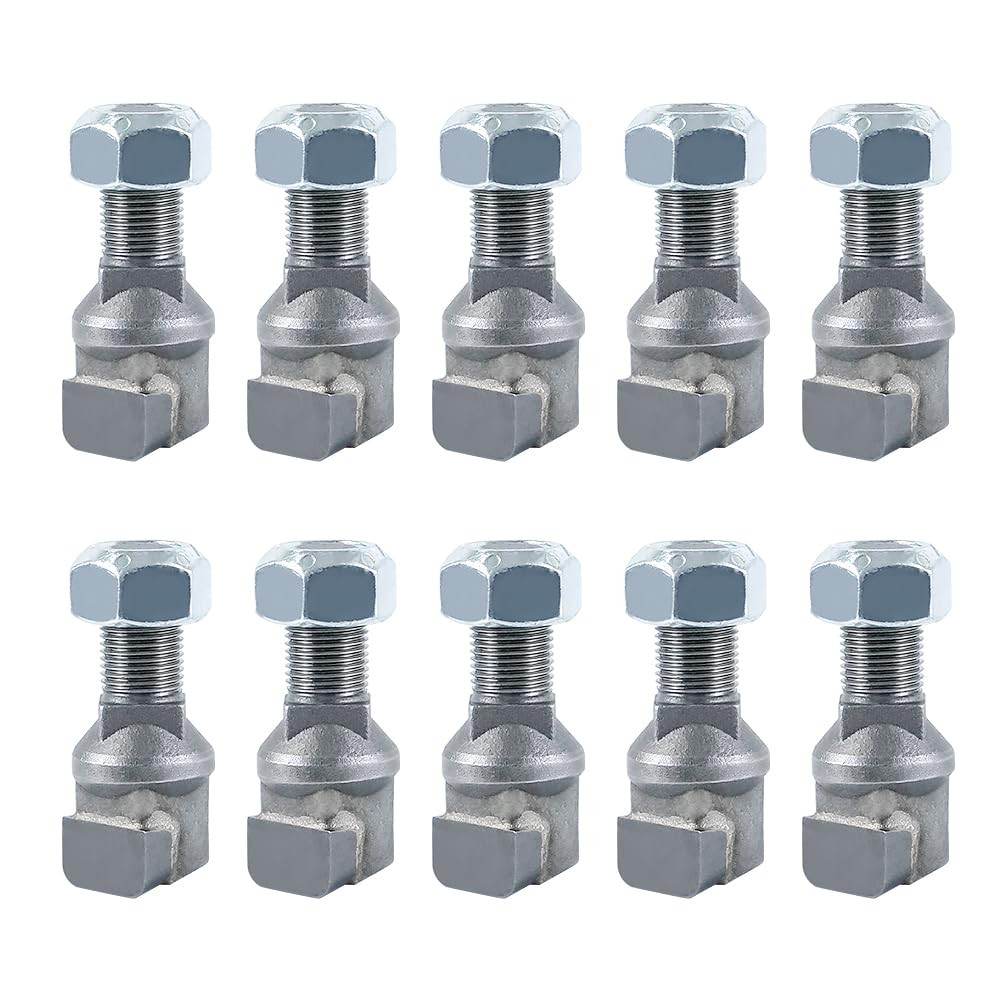 10 Pack Stump Grinder Teeth Offset Teeth with Nut Replace 0450131 SP5014