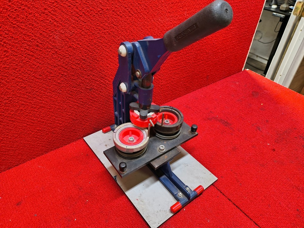 Used VEVOR Button Maker Machine 2" Badge Pin Machine Good Condition