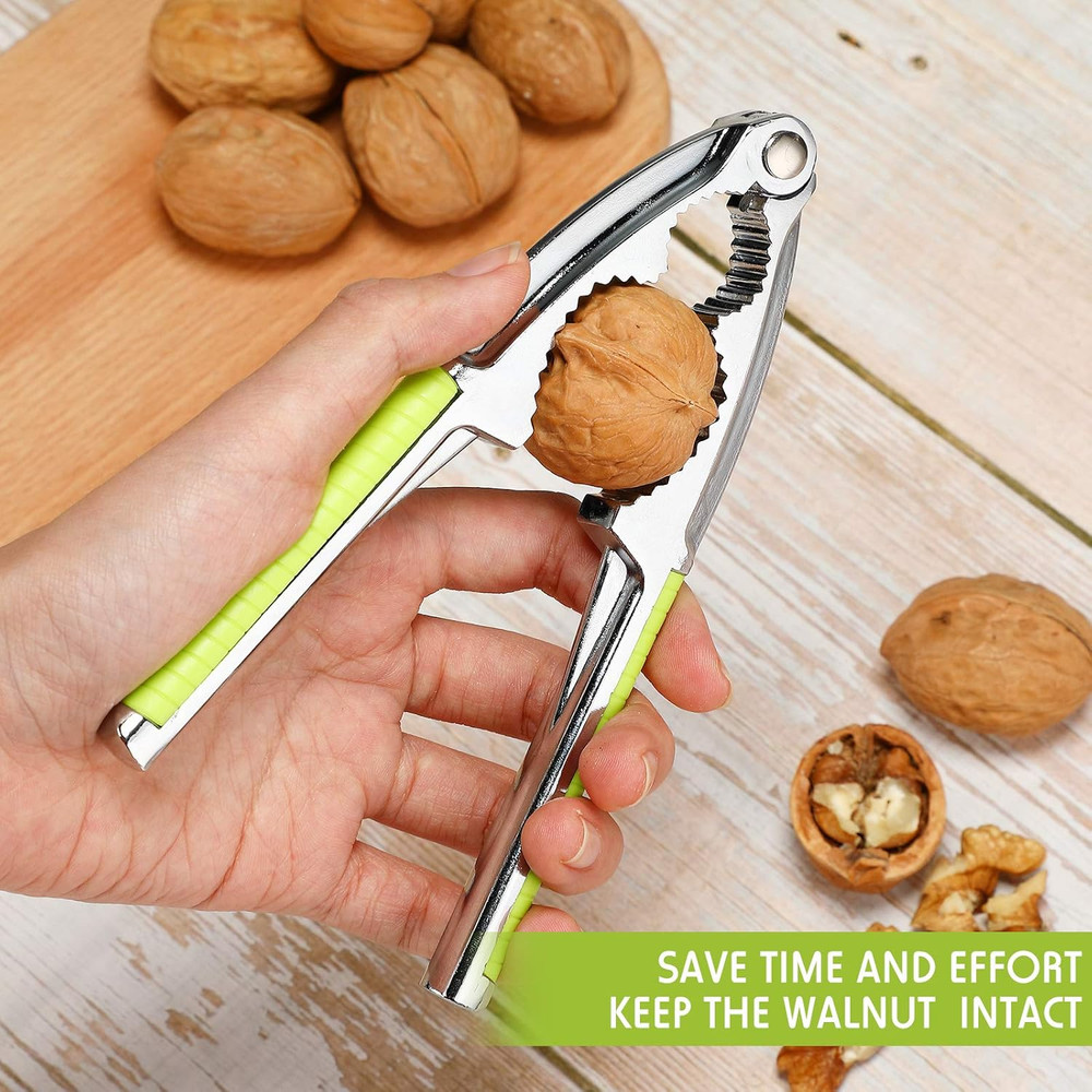 2 Pieces Walnut Cracker Tools Walnut Nutcrackers Metal Nut Shell Openers Nut She