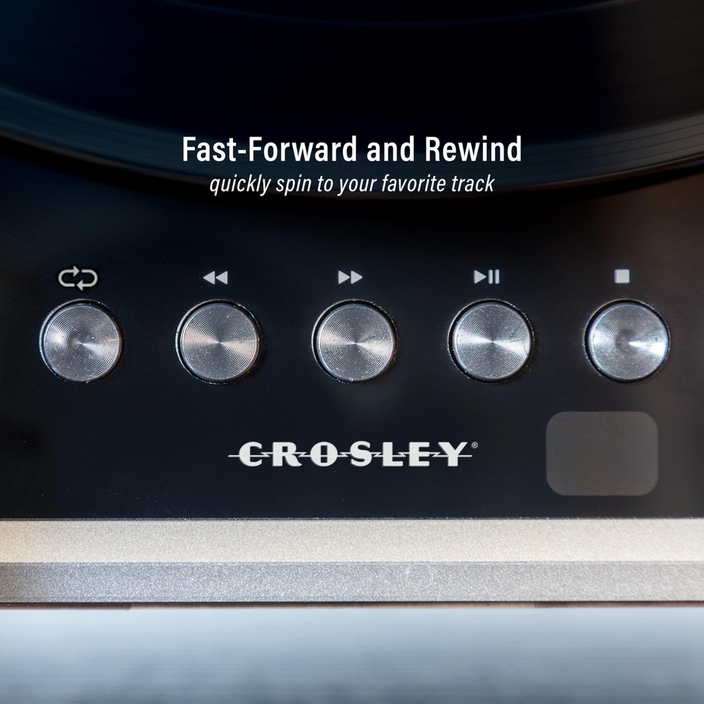 CR6049A-WA Beck Vertical Bluetooth Record Player, Automatic Turntable, Audio ...