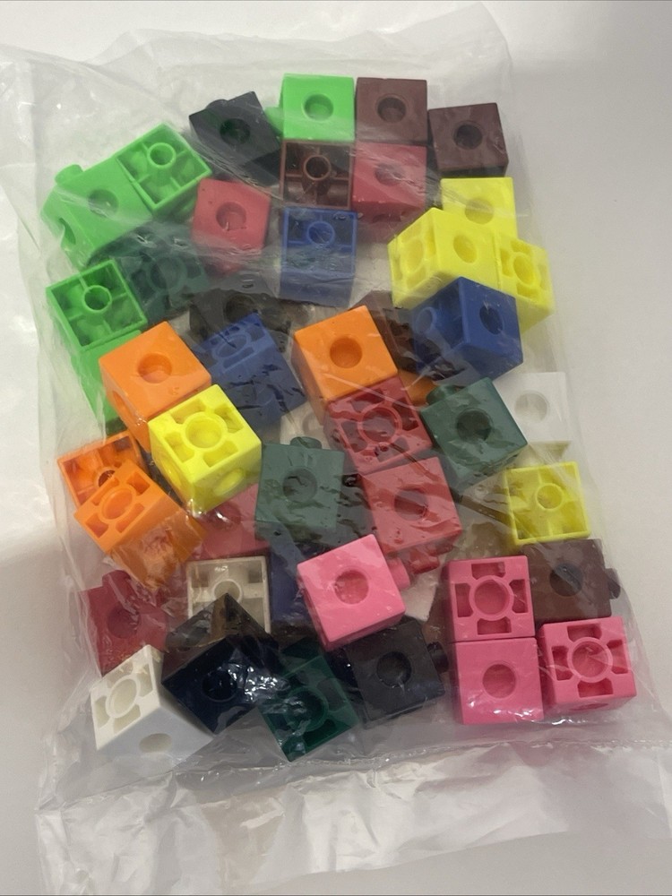 Hex A Link 2cm Interlocking Learning Cubes Educational Math SOL