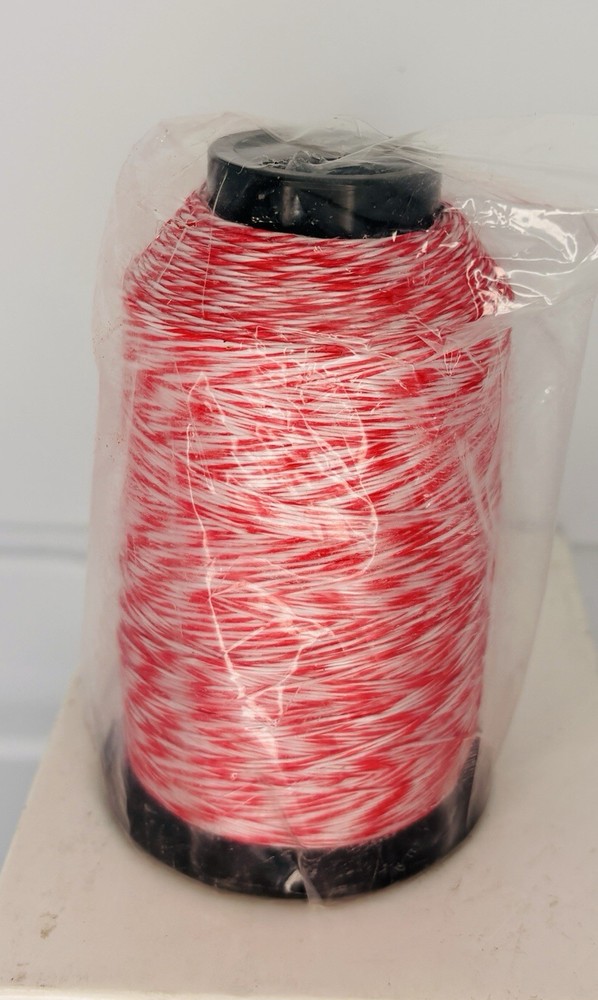 BCY 452X Bowstring Material 1/4 lb Partial spool 5oz. Red / White