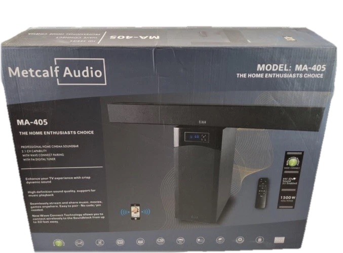 Metcalf Audio MA-405 Speaker System- subwoofer