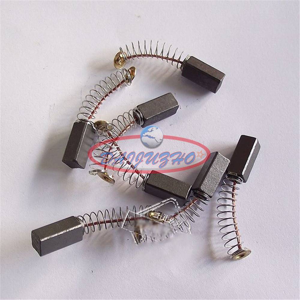 10Pcs New 14 x 6 x 6mm Electric Drill Motor Carbon Brushes