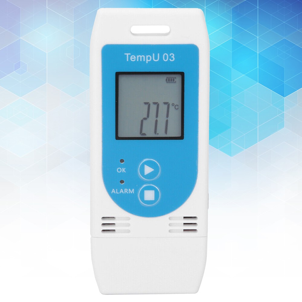 USB Digital LCD Temperature and Humidity Data Logger Reusable Temp Recorder PDF